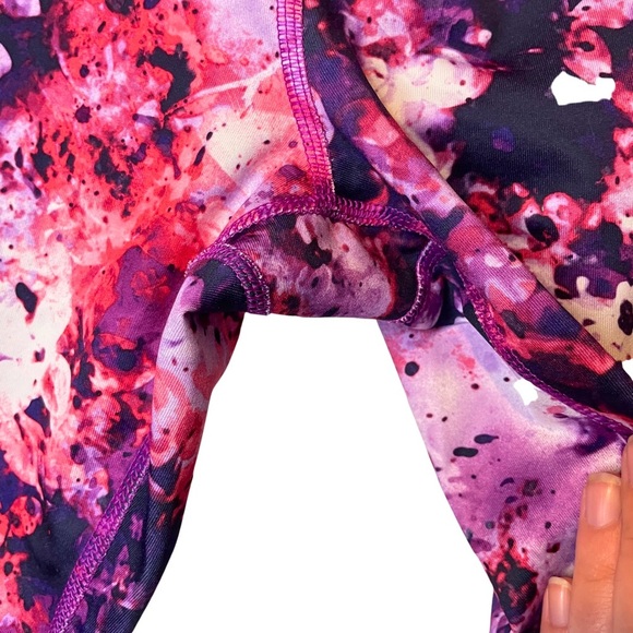Medium work out pants pink purple PRELOVED - Picture 2 of 9